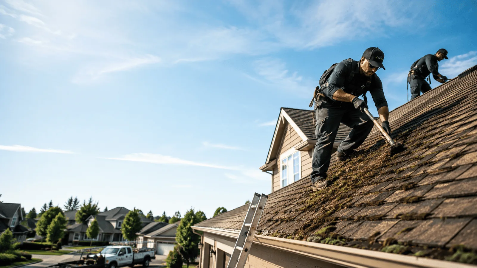 Roof Moss Removal in Burkett, TX near me